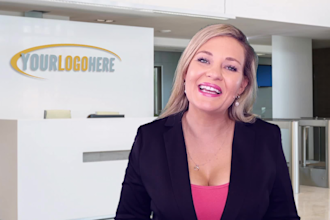 film a branded spokesperson video in full HD