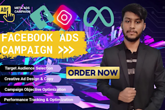 setup facebook and instagram ads campaign or manage, meta ads, SEO, marketing