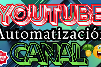 crea un canal de youtube con videos sin rostro y ediciones de primer nivel