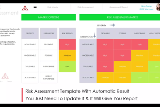 create an outstanding risk assessment template