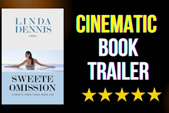 create cinematic book trailer, book teaser, book trailer, cinematic book video