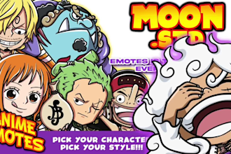 create custom twitch emotes, badges, and animated emotes in anime style