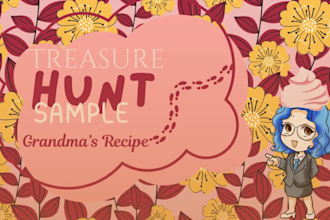 write an interactive treasure hunt