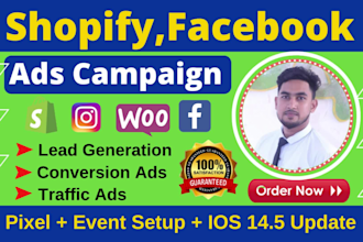 be your facebook ads manager,fb ads campaign,instagram ads
