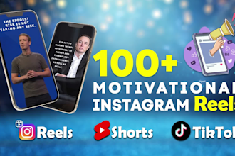 create motivational videos for youtube and instagram reels