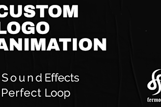 create 2d custom logo animation with after effects