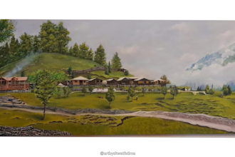 make a handmade custom acrylic painting on canvas