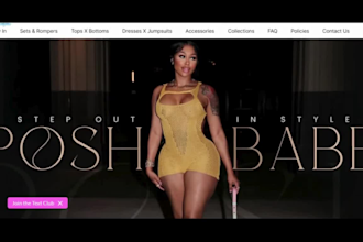 design fashion website shopify fashion store shopify clothing website