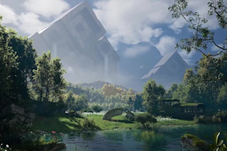 create game ready 3d environment, level design in unreal engine 5, unity, roblox