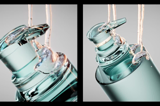 create realistic 3d product simulation and animation in houdini