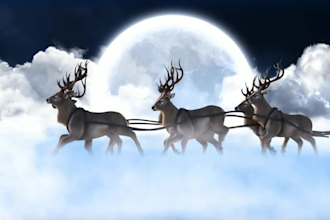 customize funny santa clues christmas greetings video