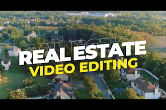 edit real estate videos with motion graphics for realtors and property listings
