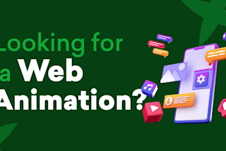 create lottie animation json file for your website