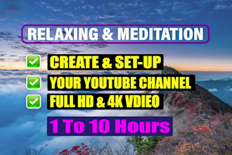 create meditation youtube channel 40 relaxing yoga meditation music videos