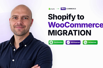 migrate shopify to wordpress woocommerce with seo safe transfer