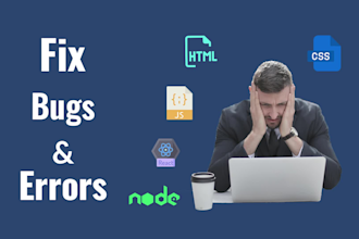 fix bugs of html css javascript nextjs react node js code