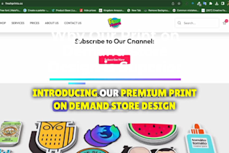 create print on demand printful dropshipping or printify store