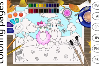 help turn your idea into a vector custom coloring pages for kids