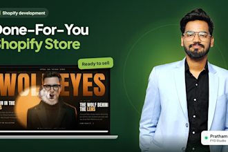 build shopify store, shopify website development and dropshipping store