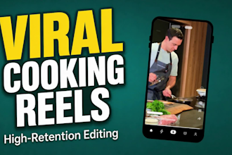edit food and cooking instagram reels, tiktok, and shorts