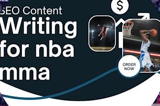 write engaging nba youtube scripts or basketball articles