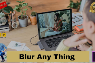 blur faces, license plate, text or any moving in your video
