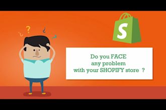 make a professional  shopify store set up