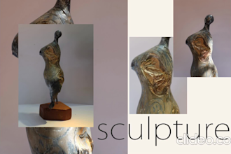 create a sculpture for your custom fine art abstract  project