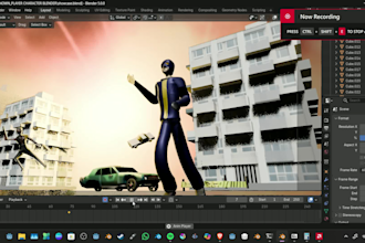 do low poly 3d animation