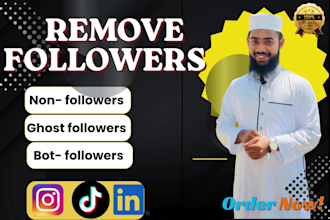 remove instagram bot, fake and ghost followers manually