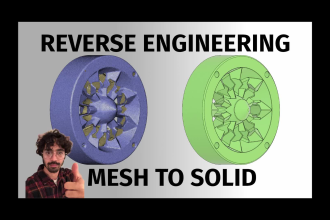 reverse engineer your 3d scans and meshes