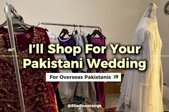 be your pakistani wedding shopper and bridal concierge