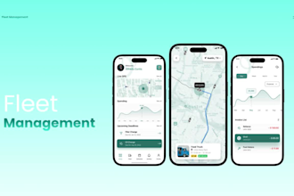 develop fleet management and gps tracking web and mobile app