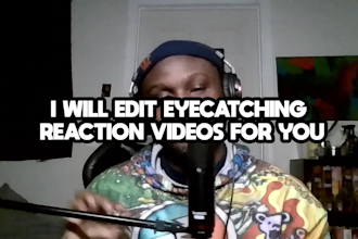 professionally edit monetization proof anime reactions