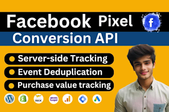 setup facebook pixel conversion api,server side tracking,ads conversion tracking