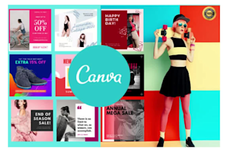design attractive and editable canva templates