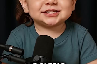 create viral ai baby talking video, ai baby podcast and ai baby news using veo3