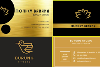 do business card letterhead stationery and create an email signature