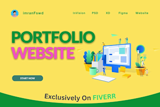 create a modern creative portfolio website