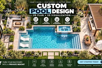 design your custom pool and backyard outdoor space
