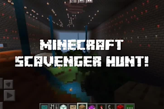 create a kid friendly educational minecraft treasure hunt