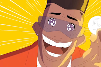 do 2d music video, 2d cartoon animation, animated short film anime fighting