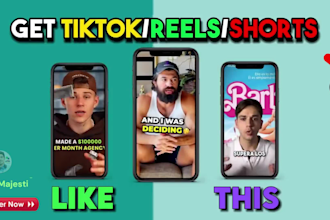 create motivational youtube shorts, instagram reels, tiktok video editing