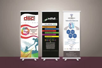 do rollup banner, banner ads, digital banner in 4hrs