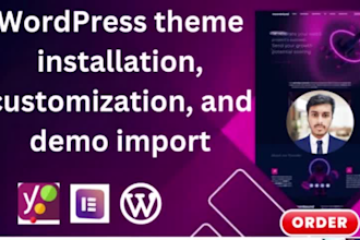 develop a premium wordpress website, landing page using the woocommerce plugin