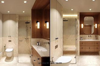 transform your bathroom into a luxurious interior with 3d renders