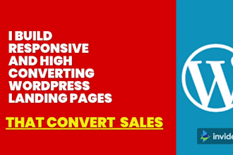 create landing page, squeeze page, home page, by elementor pro