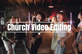 create cinematic trailer, church video, slideshows and beauty guru intro