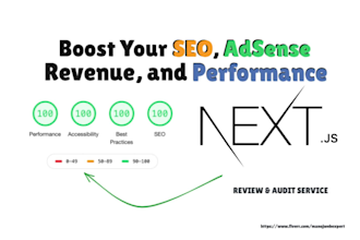 fix and audit the website for SEO, adsense, and performance optimization