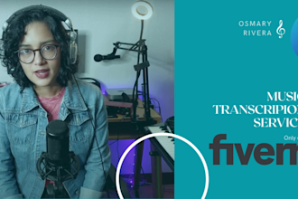 transcribe any song for you